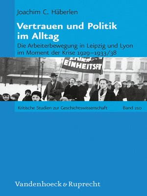 cover image of Vertrauen und Politik im Alltag